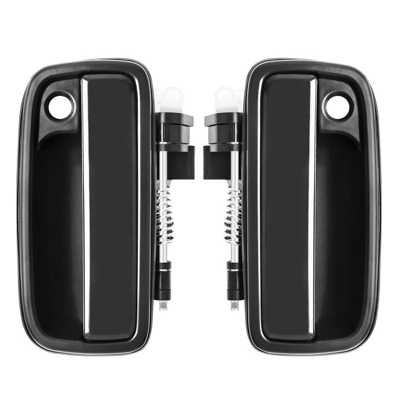 FAERSI Outside Exterior Door Handle Front Left Driver & Right Passenger Side with Key Hole Replacements for 1995 1996 1997 1998 1999 2000 2001 2002 2003 2004 Tacoma Replace# 6922035020, 6921035020 - Image 1
